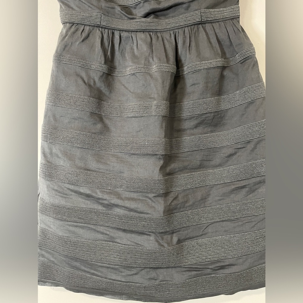 J. Crew Womens Dress Size 2 Gray Strapless Mini - Picture 10 of 12